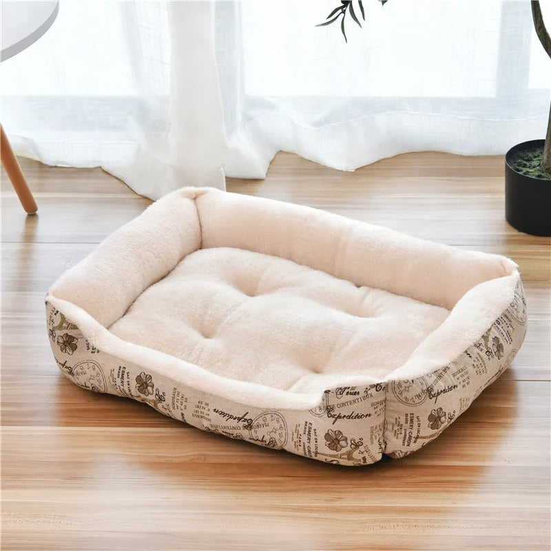 Small Dog House Kennel Pet Nest Four Seasons Washable Teddy Bear
