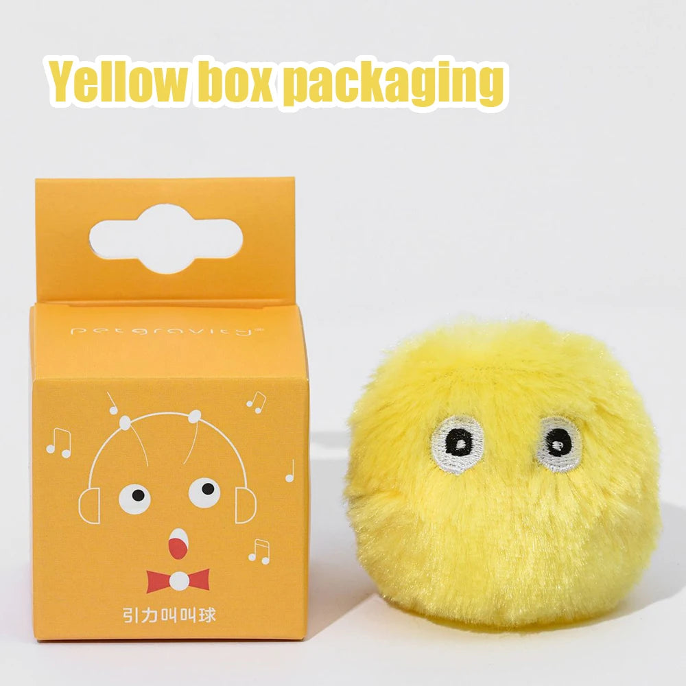 1/3Pcs Interactive Ball Smart Cat Dog Toys Plush Electric Catnip