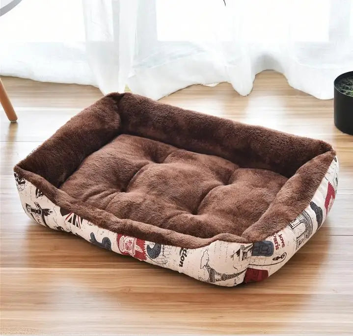 Small Dog House Kennel Pet Nest Four Seasons Washable Teddy Bear