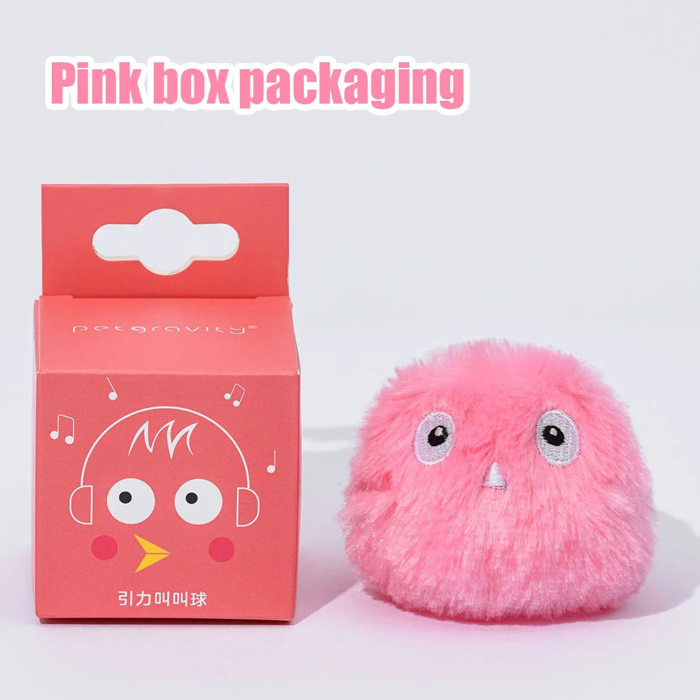 1/3Pcs Interactive Ball Smart Cat Dog Toys Plush Electric Catnip