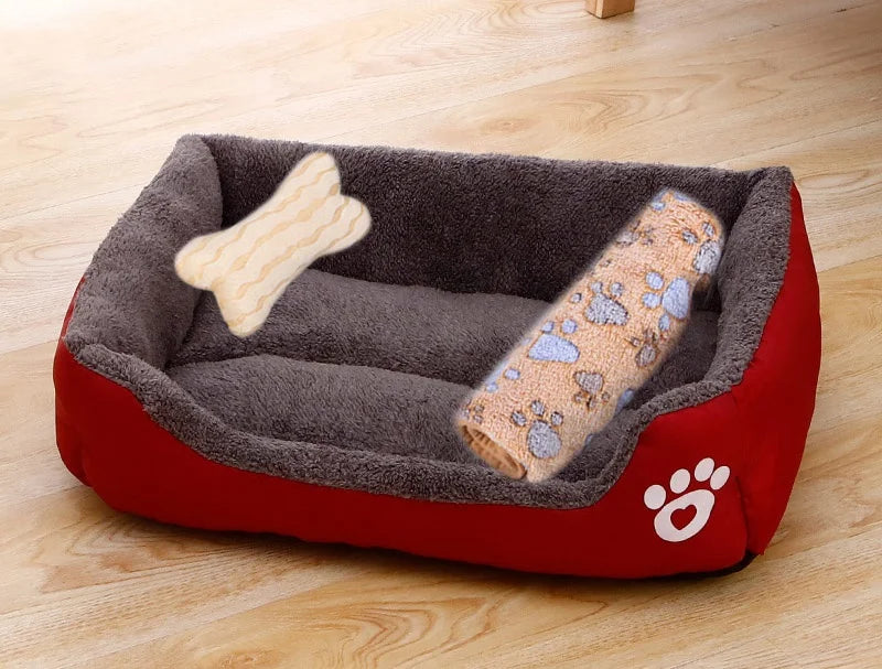 Small Dog House Kennel Pet Nest Four Seasons Washable Teddy Bear