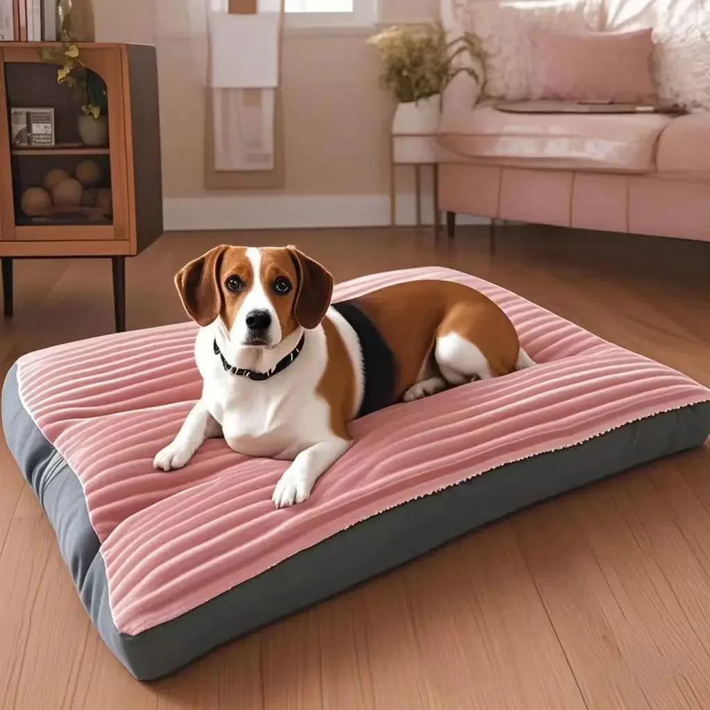 Dogs Sleeping Beds Soft Fleece Pet Blanket Detachable Cat Puppy
