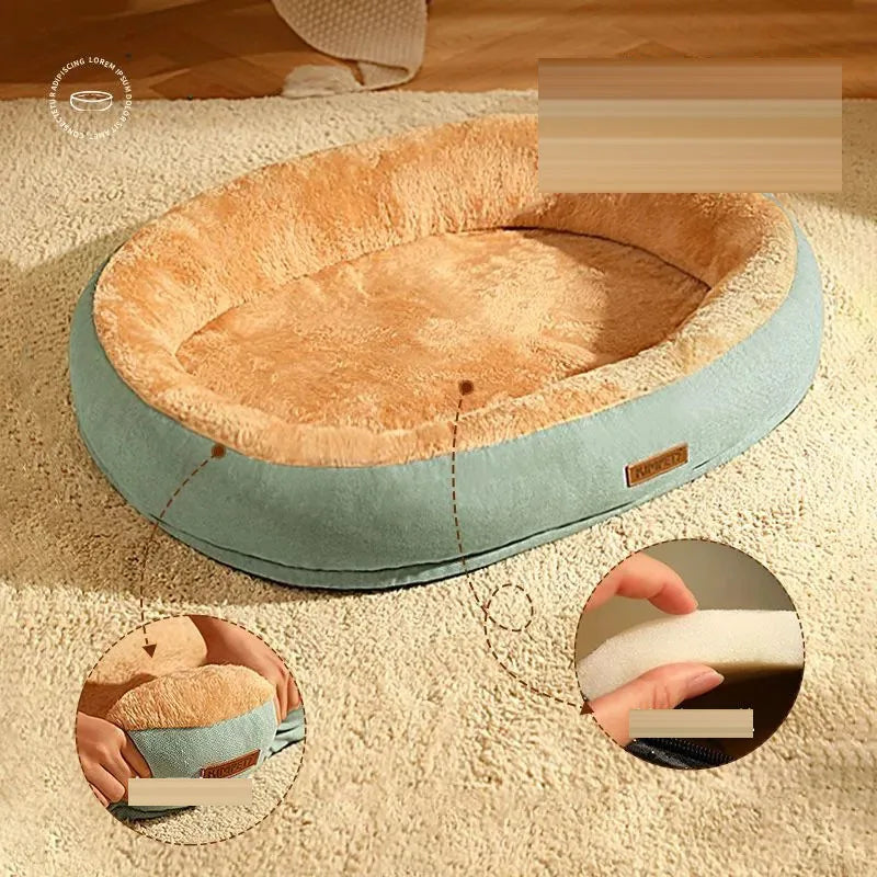 Small Dog House Kennel Pet Nest Four Seasons Washable Teddy Bear