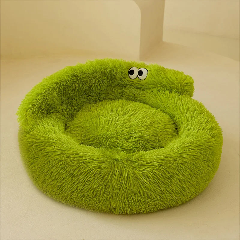 Super Cat Bed Warm Sleeping Cat Nest Soft Long Plush Best Pe