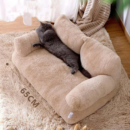 Luxury Cat Bed Sofa Winter Warm Cat Nest Pet Bed for Small Medium