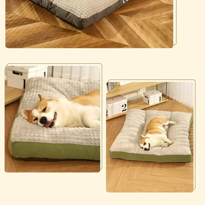 Dogs Sleeping Beds Soft Fleece Pet Blanket Detachable Cat Puppy