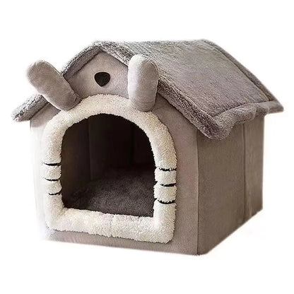 Indoor Warm Dog House Soft Pet Bed Tent House Dog Kennel Cat Bed