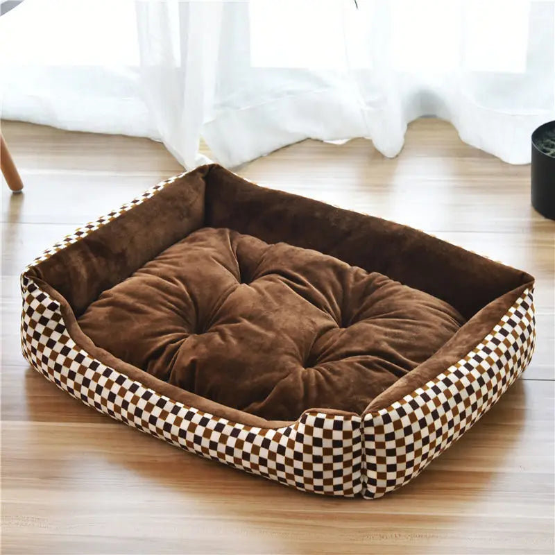 Small Dog House Kennel Pet Nest Four Seasons Washable Teddy Bear