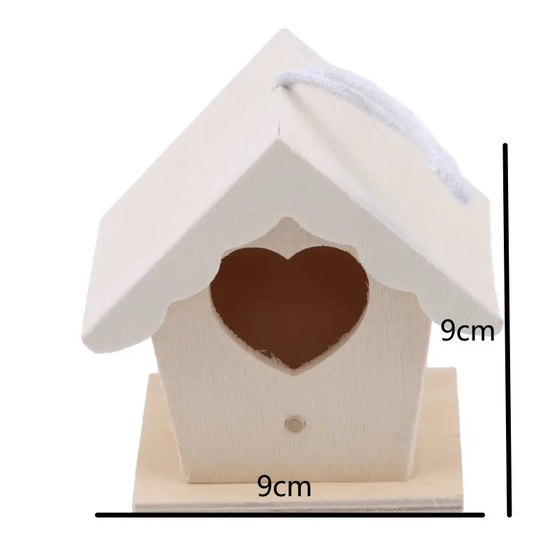 Pet Bird House Parakeet Nest Box Bird House Budgie Wood Breeding