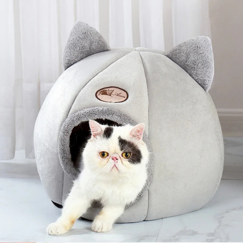 Winter Warm And Cold Proof Cat Bed Cozy Cat Cave Bed Cat T