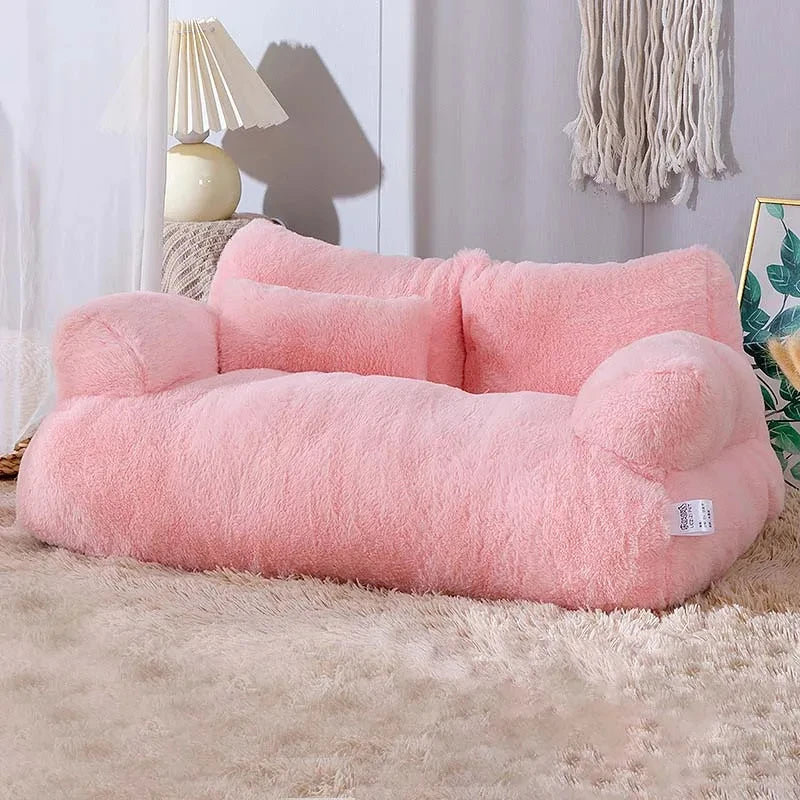 Luxury Cat Bed Sofa Winter Warm Cat Nest Pet Bed for Small Medium