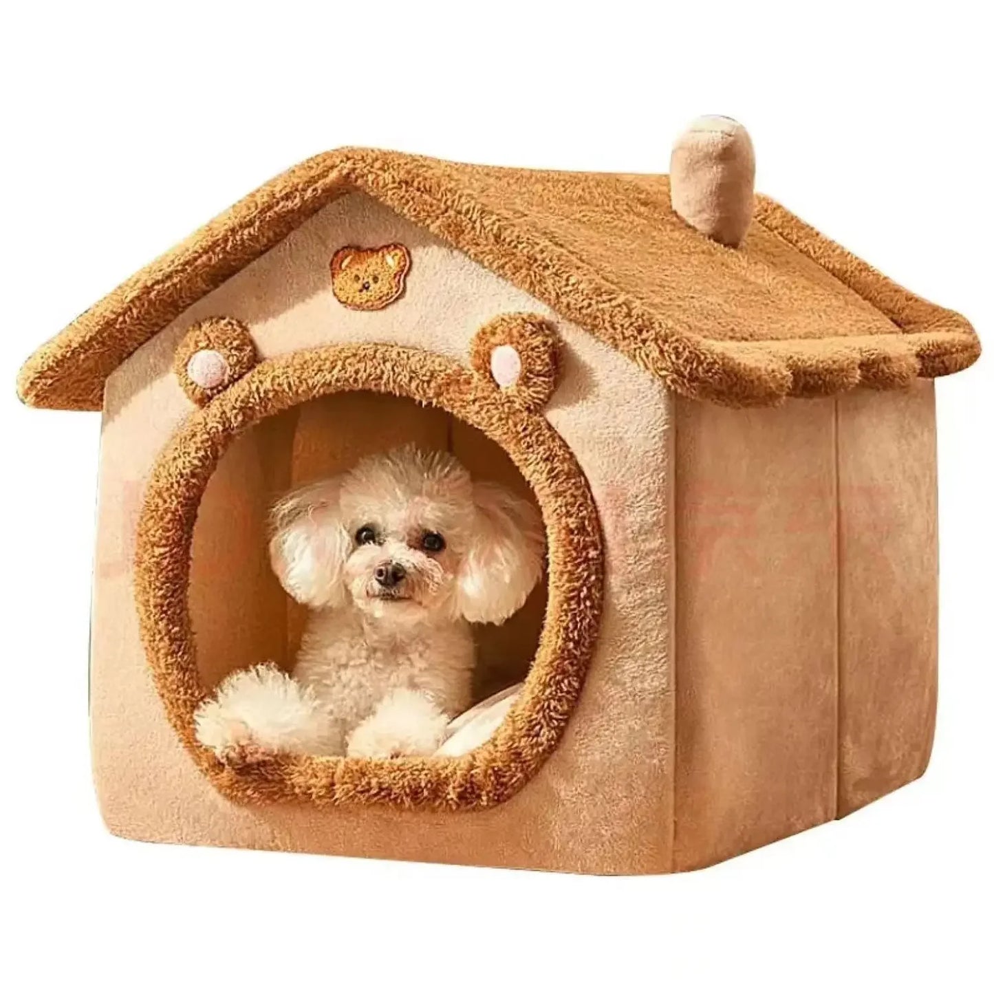 Indoor Warm Dog House Soft Pet Bed Tent House Dog Kennel Cat Bed