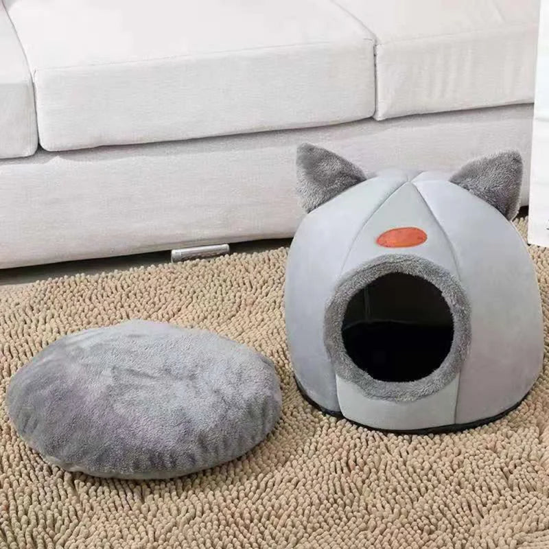 Winter Warm And Cold Proof Cat Bed Cozy Cat Cave Bed Cat T