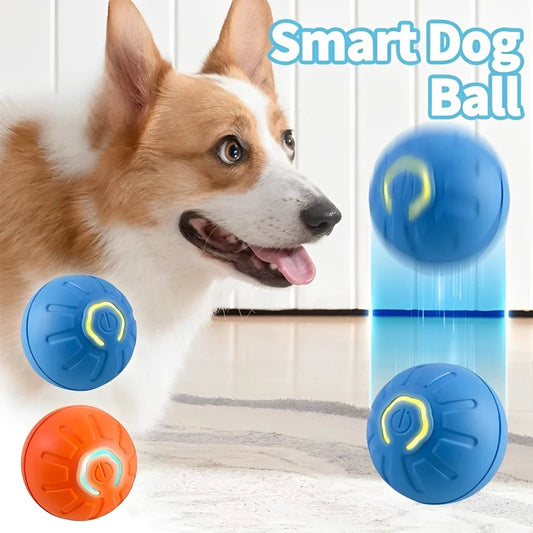 Smart Dog Toy Ball Electronic Interactive Pet Toy Moving Ball USB