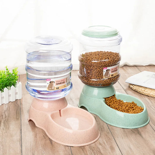 Large Capacity Pet Feeder Bowls Small Dog Food Bowl Automatic Water