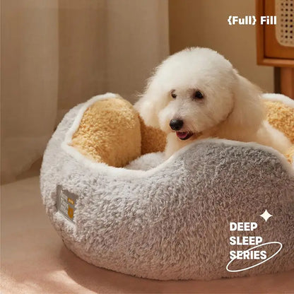 Super Cat Bed Warm Sleeping Cat Nest Soft Long Plush Best Pe