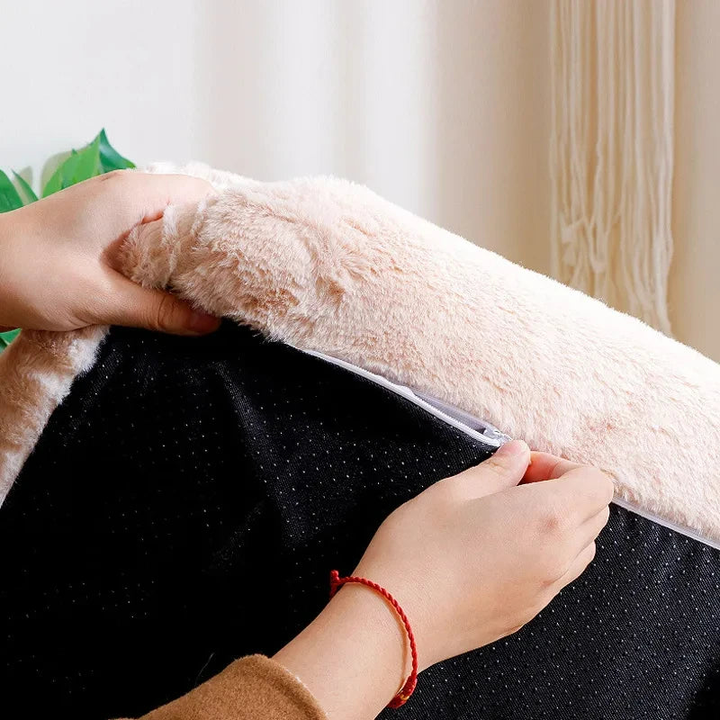 Luxury Cat Bed Sofa Winter Warm Cat Nest Pet Bed for Small Medium