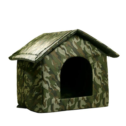 Outdoor Indoor Cat House Stray Cat Dog House Wind and Rain Shield