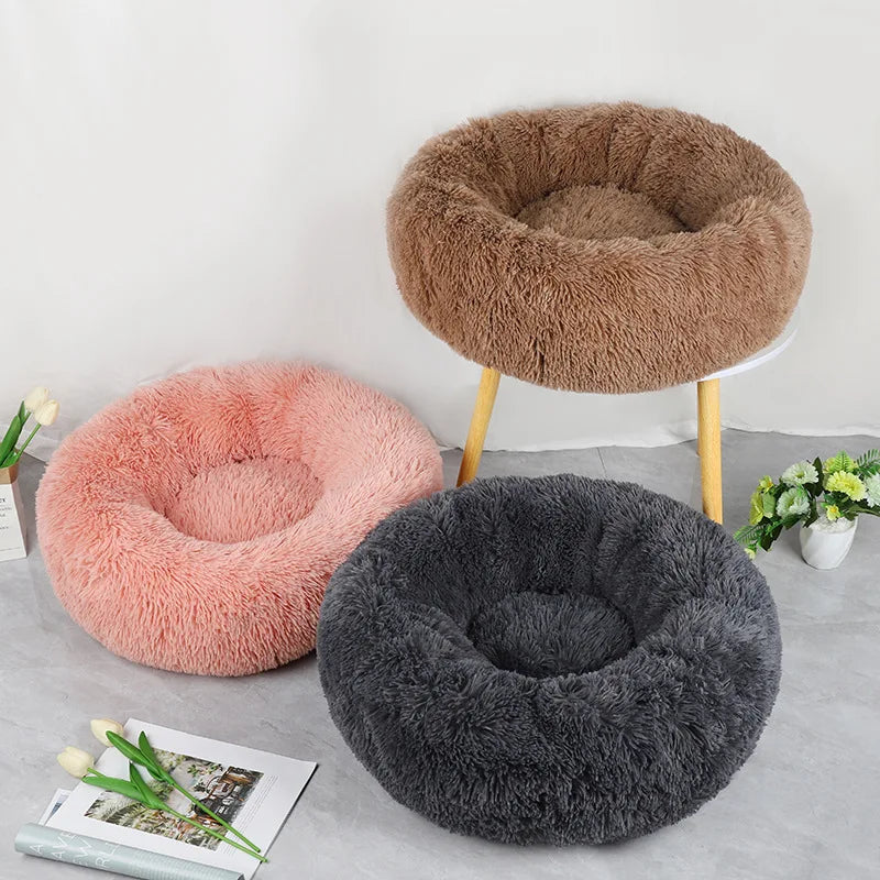 Home Plush Pet Nest Winter Cat Nest Dog Nest Warm Detachable and